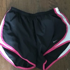 Pink and Black Nike Shorts